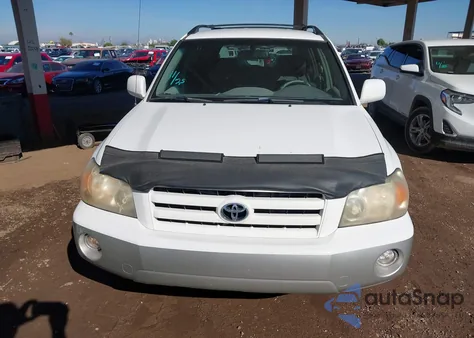 2006 Toyota Highlander V6 from USA, damaged, VIN JTEGP21A860110005